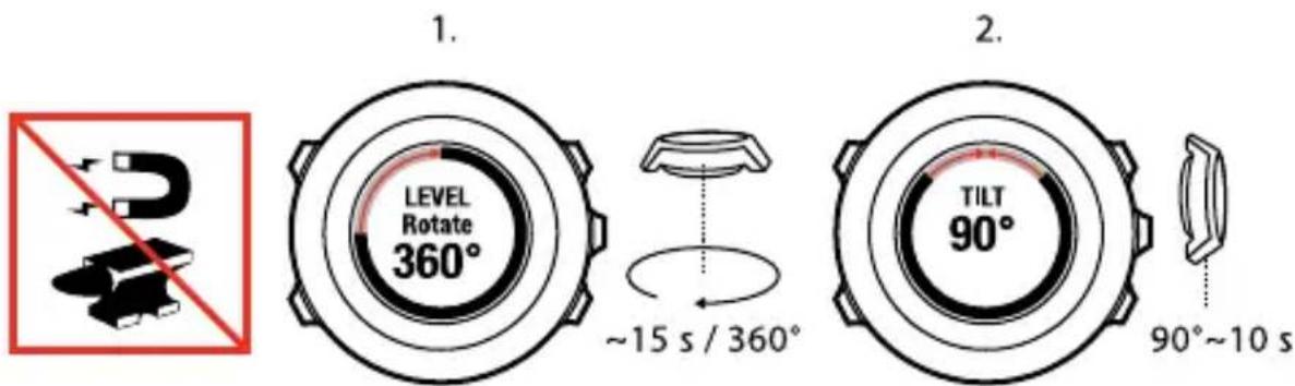 SUUNTO Ambit2 S HR - Calibrating compass - 2