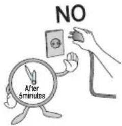 NO After 5minutes