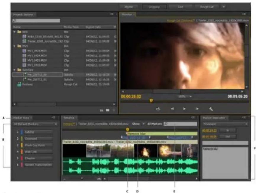 ADOBE Prelude CS6 - The Logging workspace - 1