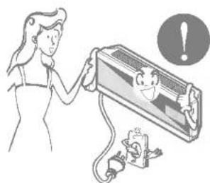 LG ASNW1863RH0 - Stop operation and close the window in storm or hurricane. If possible, remove the air conditioner from the window before the hurricane arrives. - 7