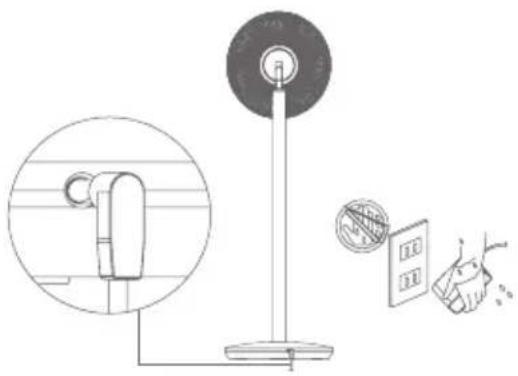 한속 바람 —— Constant Wind 지시등 자연 바람 —— Natural Wind 스윙 —— Swing Angle 타이머 —— Timing 판 조립품 30° 60° 360° 1h 2h 4h