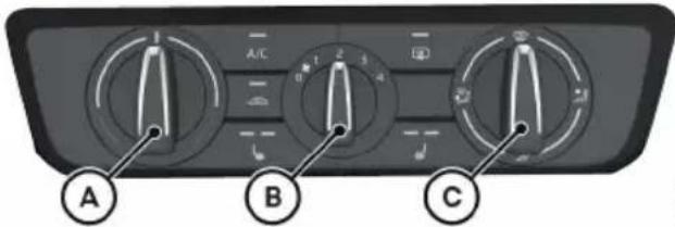 A B C
