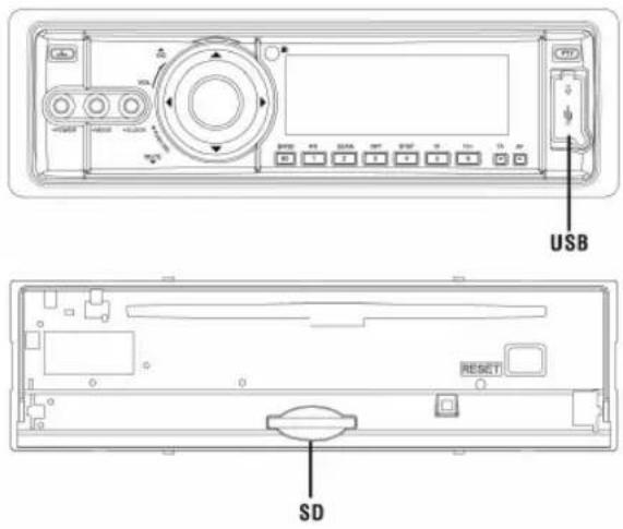 Manta RS6500 - Użycie SD/AUX - 1
