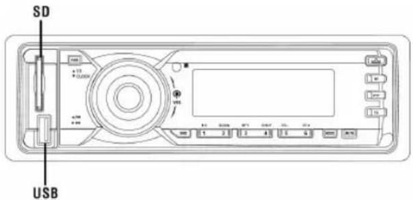 Manta RS6500 - SD/AUX operation - 2