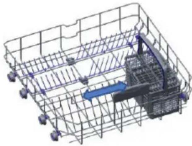 SHARP QW-T34F463I-EU - Coşul superior - reglarea înăltimii când este plin - 4