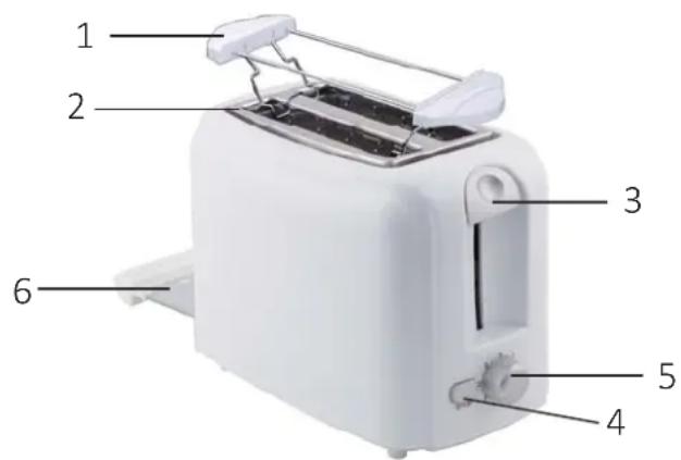 AFK CTO-700.7 - FONCTIONS DU GRILLE PAIN - 1