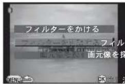 フィルターをかける フィル 画元像を探