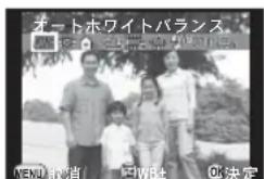 オートホワイトバランス OK決定