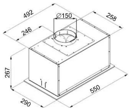 492 Ø150 258 246 267 i f 290 550