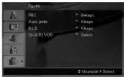 Egydb PBC Auto jank BLE DivX(R) VDD Sikapc Kikapc Kikapc Select © Mozdust Select