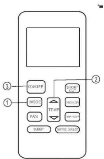 Vivax ACP-09CIFM25AEVI - How to use the buttons! - 2