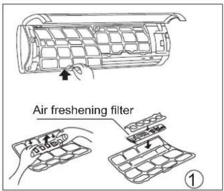 Vivax ACP-09CIFM25AEVI - Cleaning the air filter - 1