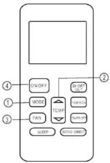 Vivax ACP-09CIFM25AEVI - How to use the buttons! - 1