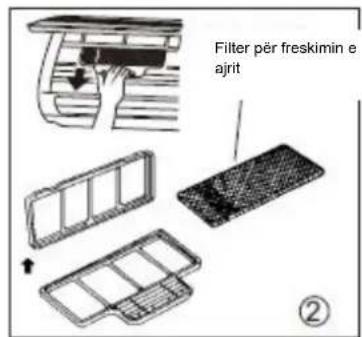 Vivax ACP-09CIFM25AEVI - Pastrimi i filtrit të ajrit - 2