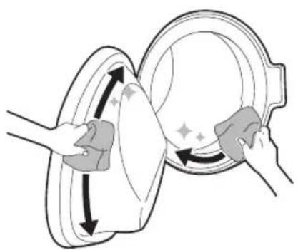 LG F4DN409S1 - Какво трябва да почистите - 1