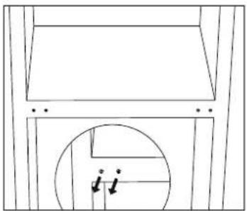 VOX KG 2710 SF - Cambiar el sentido de la abertura de la puerta - 2