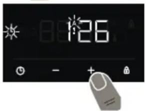 VOX SBFDT7815M3DCT - Ajuste do aviso de tempo audível: - 5