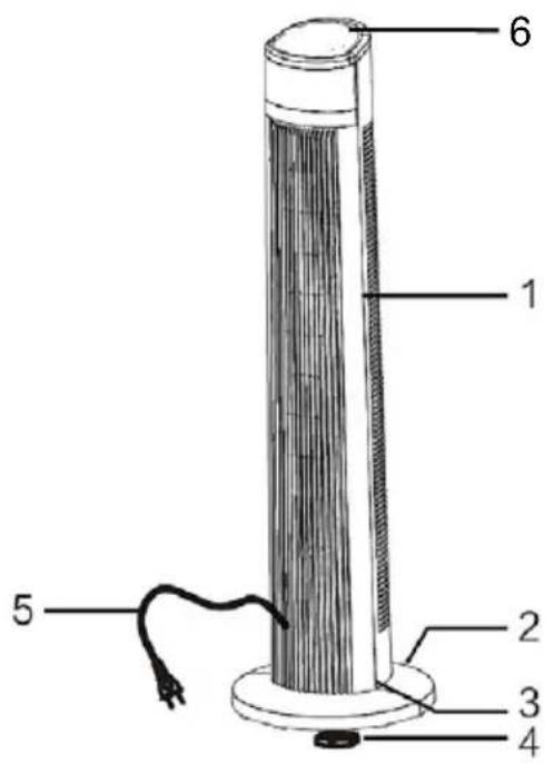 Vivax TF-100MD - PART FIGURE - 1
