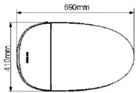690mm 410mm
