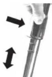 VOX MX 2002 - Telescopic tube adjustment latch - 1