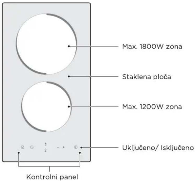 VOX EBC200DBR2 - Pogled odozgo - 1