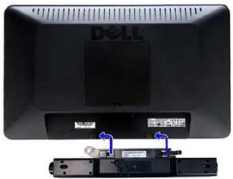 DELL IN1910N - Attaching the Soundbar (Optional) - 1
