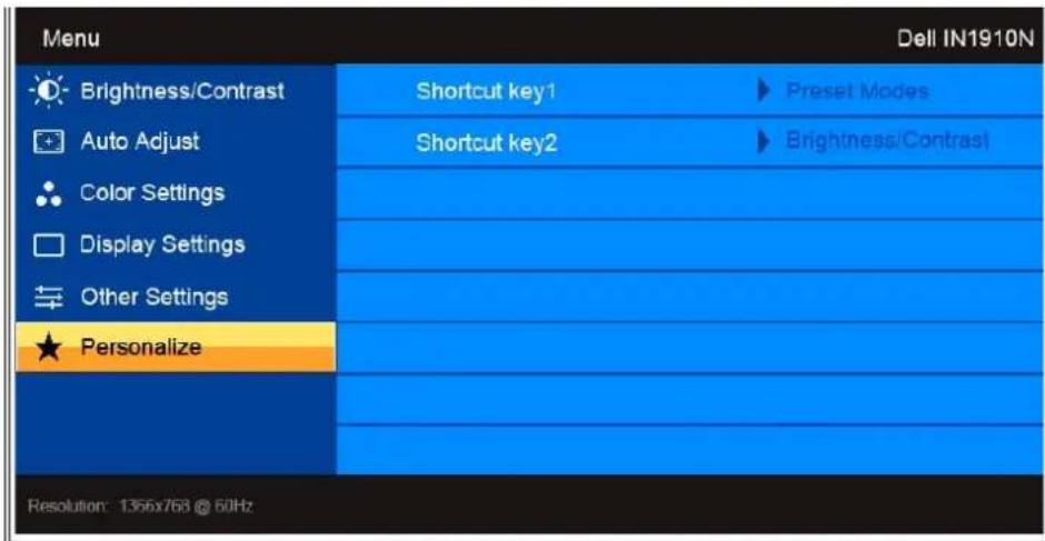 DELL IN1910N - Using the On-Screen Display (OSD) Menu - 6