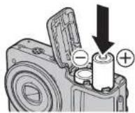 FUJIFILM FinePix A850 - Insert the batteries. - 1