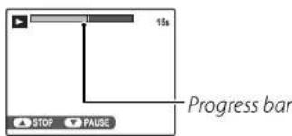 15s Progress bar STOP PAUSE