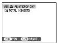 FUJIFILM FinePix A850 - Printing the DPOF Print Order - 5