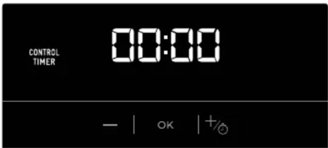 CONTROL TIMER 00:00 - | OK | +/○
