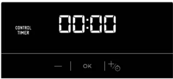 CONTROL TIMER 00:00 - | OK | +/⊗