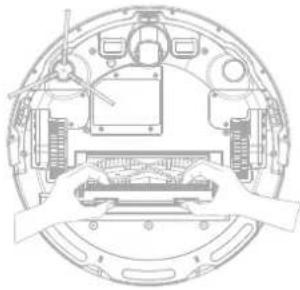 Proscenic Q8 Max - Nettoyez la brosse à rouleau - 1