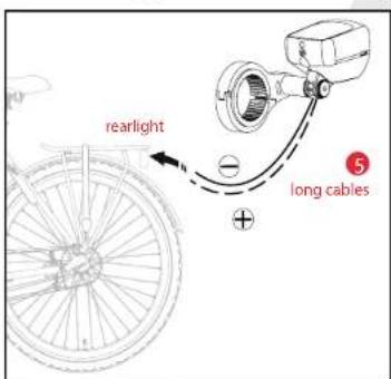 rearlight + long cables 5