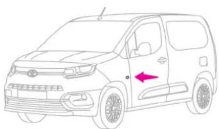 TOYOTA Proace City (2021) - Nakon zamene sijalice - 1