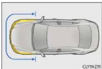 LEXUS IS 200t (2015) - ■Typy kolízií, pri których sa nemusia SRS airbagy nafúknut' (čelné SRS airbagy) - 3