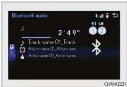 Bluetooth audio 2'49" Track name 01_Track Album name 01_Altum name Artist name 01_Artist_name CLYAVAZ231