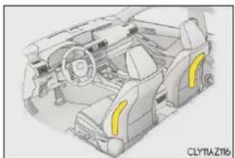 LEXUS IS 200t (2015) - ■Typy kolízií, pri których sa nemusia SRS airbagy nafúknut' (čelné SRS airbagy) - 6