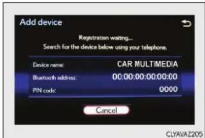 LEXUS IS 200t (2015) - Ako zaregistrovat'Bluetooth® zariadenie - 1