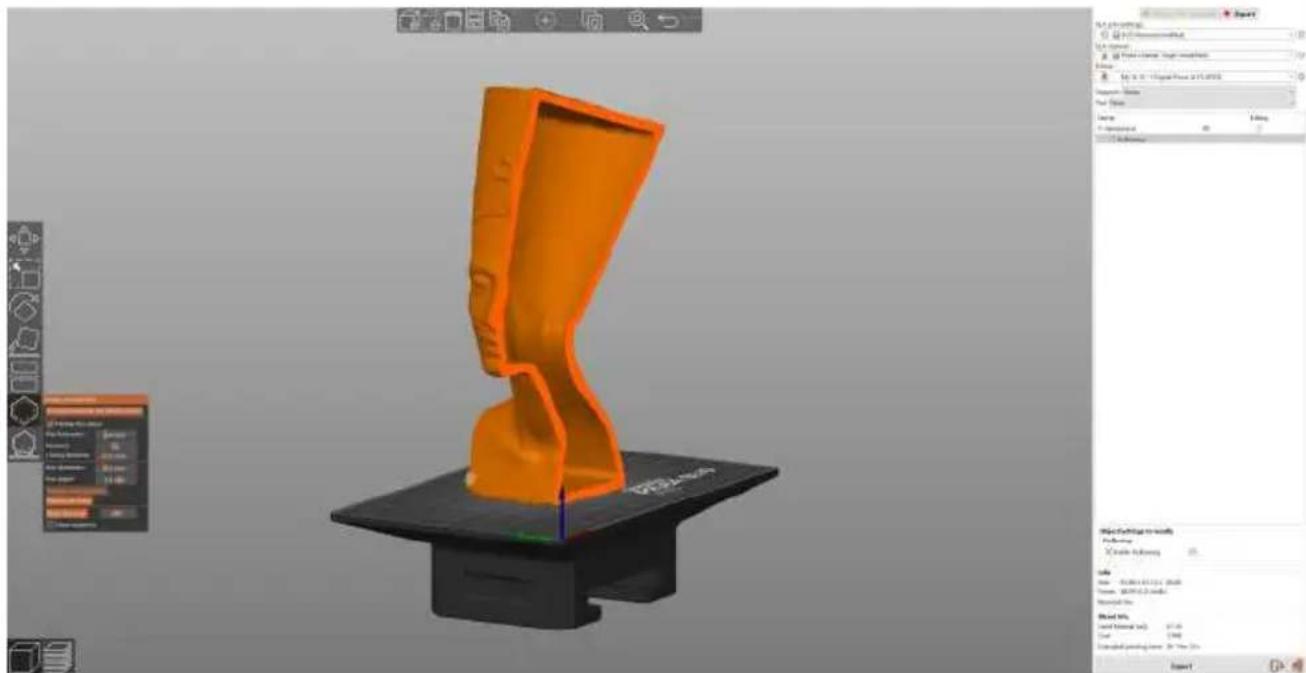 Prusa Original SL1S SPEED - Drążenie modeli w PrusaSlicer - 2