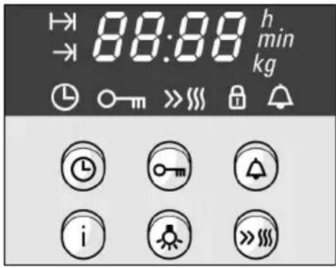 SIEMENS HB76R560g - Bedieningstoetsen endisplay - 1