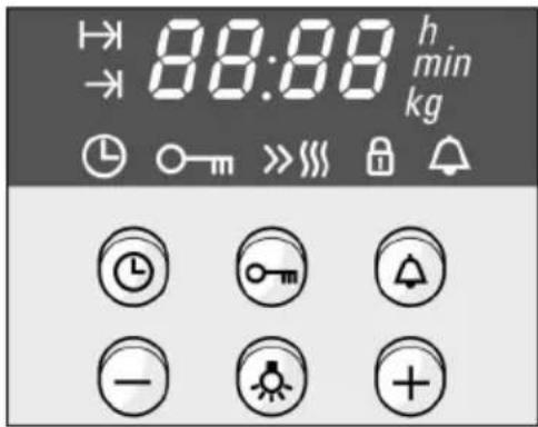 SIEMENS HB750750f - Bedieningstoetsen endisplay - 1