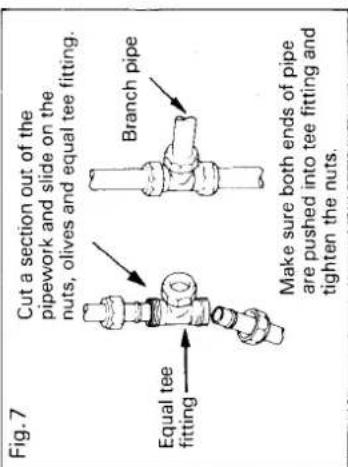 Creda 47304 - Fitting a branch pipe - 1