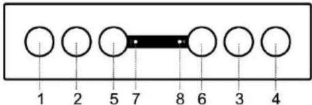 1 2 5 7 8 6 3 4