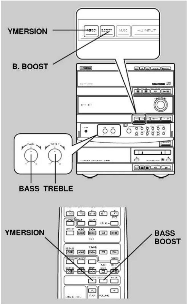 YMERSION B. BOOST BASS TREBLE YMERSION BASS BOOST