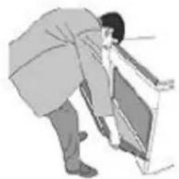 Heinner HFSC-50LITGR - Removing the oven door - 3