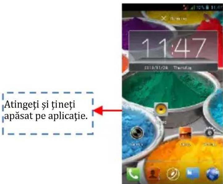 11:47 2013/11/28 Thandze Atingeți și țineți apăsat pe aplicatie.