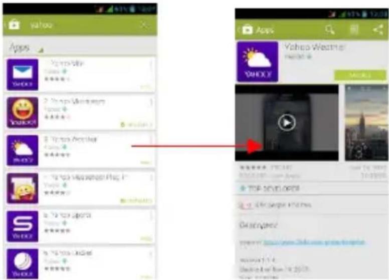 E-Boda Storm V500 - Сваляне на приложение от Android Market - 2