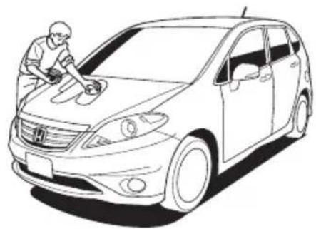 Honda Edix (2007) - ●ワックスをかけるとき ●樹脂塗装部品 - 1