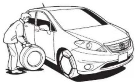 Honda Edix (2007) - (タイヤまわりの着氷) - 2